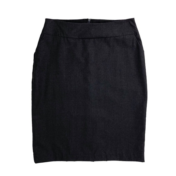 Morgane Le Fay Dresses & Skirts - Morgane Le Fay Women’s Size Large Dark Grey 100% Wool Made in USA Pencil Skirt
